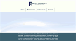Desktop Screenshot of furunoelectrica.com